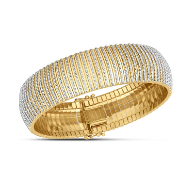 Pulsera Flex Diamante Bold de Oro Amarillo de 14k