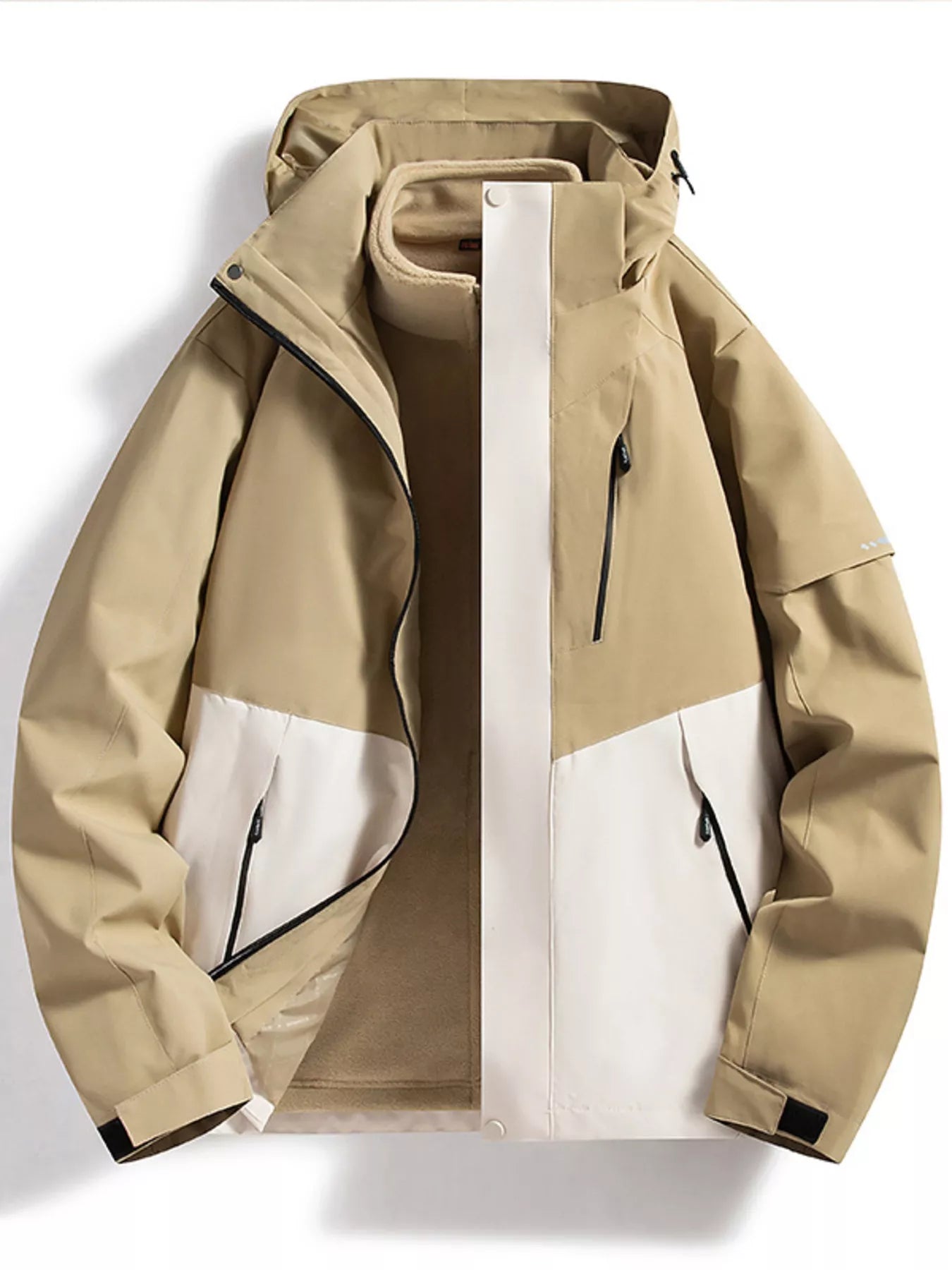 AquaGuard Men's All-Weather Zip Hoodie - Plus Sizes
