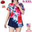 Women’s Floral Printed Short Sleeve Summer Blouse