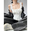 Off-Shoulder Irregular Short Sleeveless Top