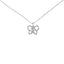 Collier Pendentif Papillon en Argent Sterling .925 avec Diamants