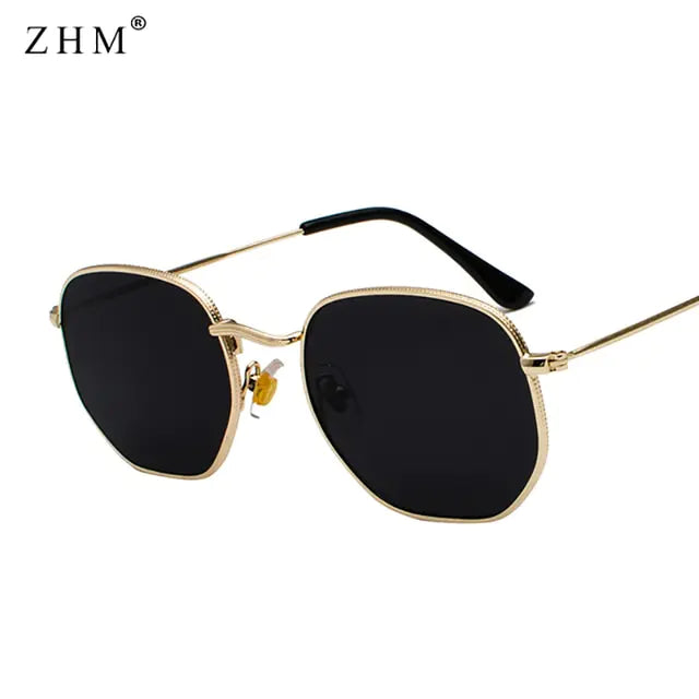 Luxury Classic Square Metal Frame Sunglasses