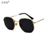 Luxury Classic Square Metal Frame Sunglasses