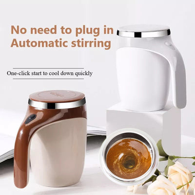 Rechargeable Automatic Stirring Cup for Effortless Beverages