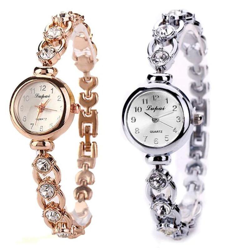 Montre Bracelet Élégante en Rhinestones pour Femmes