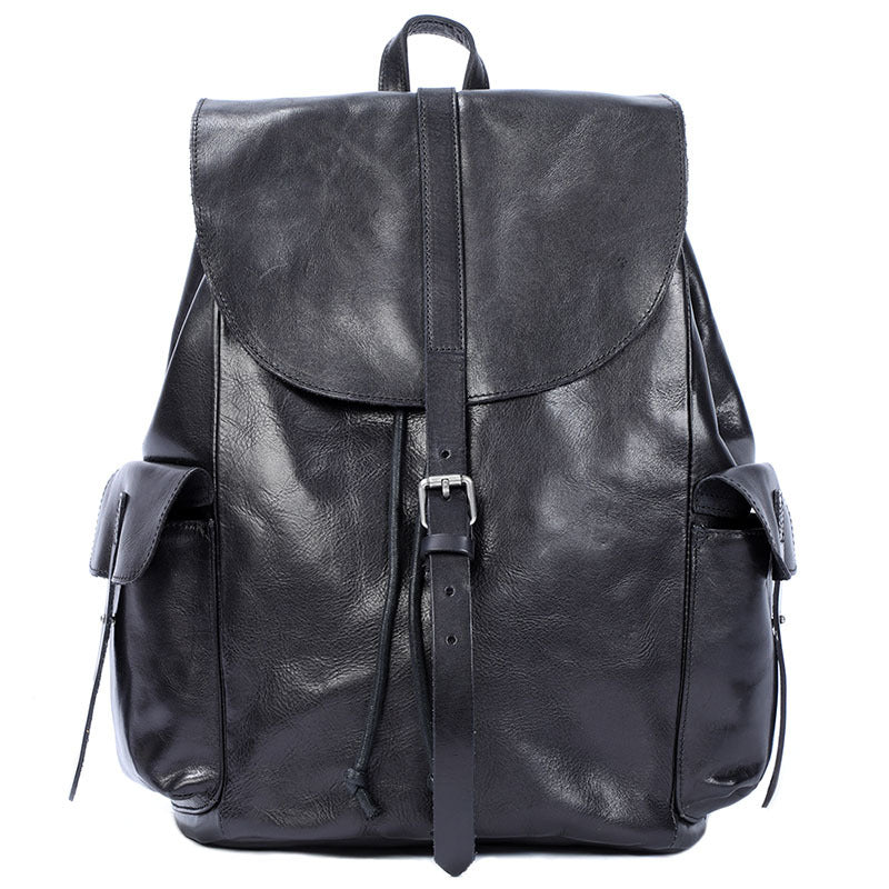Sac à dos en cuir premium avec grande capacité