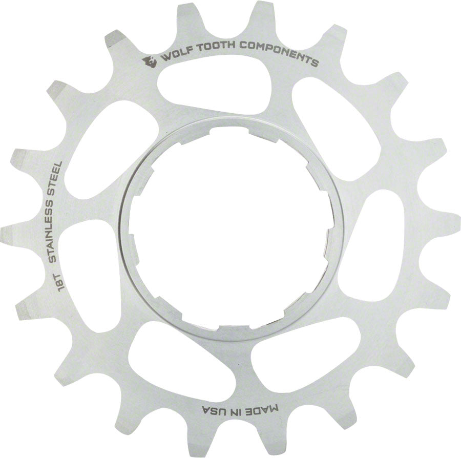 Wolf Tooth Single Speed Stainless Steel Cog - 17t for 3/32" Chains
