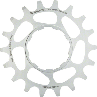 Wolf Tooth Single Speed Stainless Steel Cog - 17t for 3/32" Chains