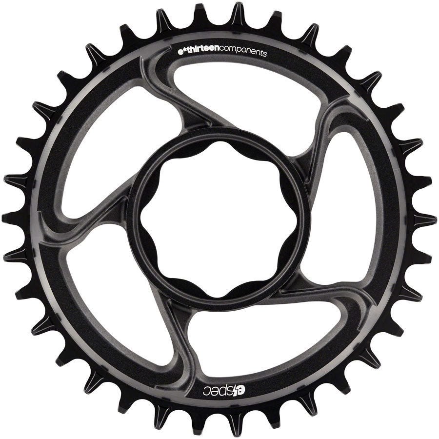 e*thirteen e*spec Direct Mount Chainring - 34t pour TQ CL55 Noir