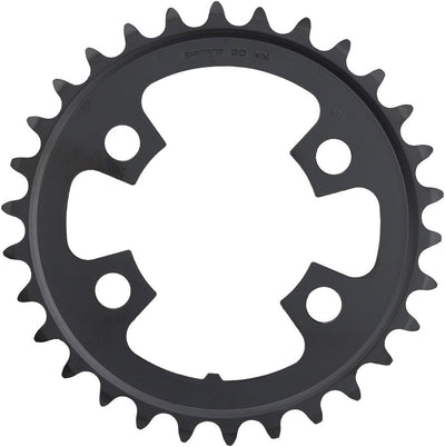 Chaîne de plateau Shimano Tiagra FC-4703 10 vitesses - 30 dents asymétrique noire
