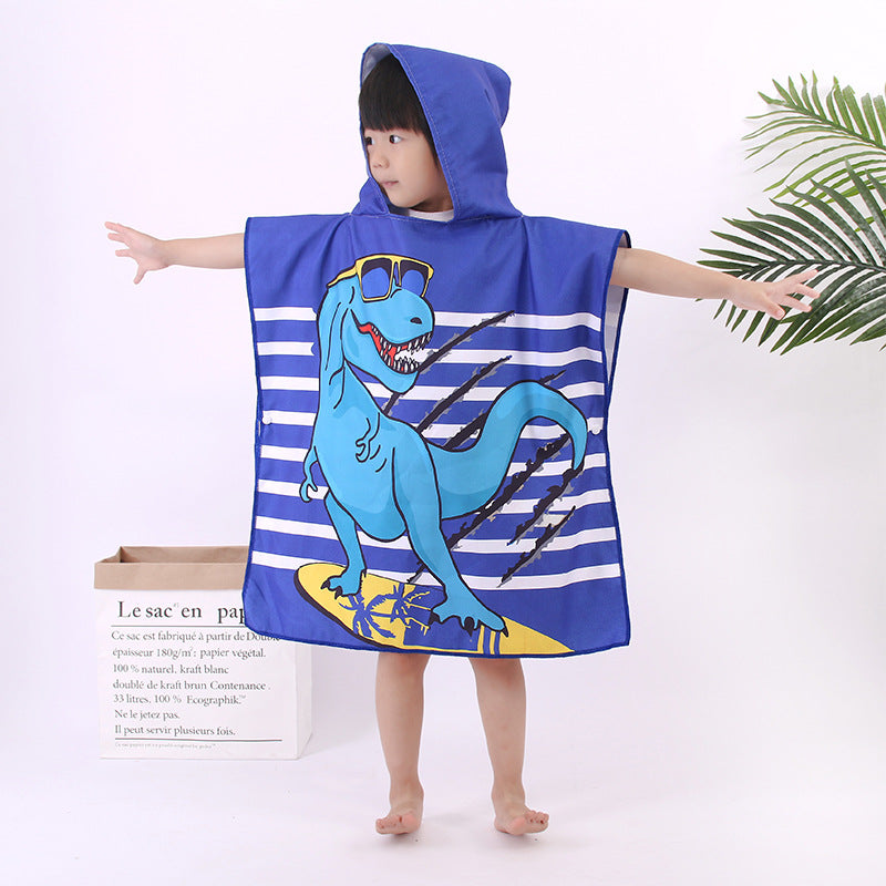 Microfiber Children's Double-Sided Velvet Beach Towel