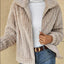 Women's Fleece Lapel Cropped Jacket