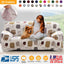 Premium Printed Stretch Sofa Cover - Soft Polyester Protector