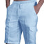 Men's Plus Size Drawstring Pocketed Shorts