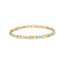 Pulsera de Diamantes X-Link de Oro Amarillo de 10k - 7.50 Pulgadas