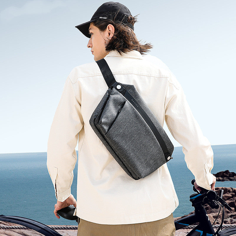 Sac à bandoulière décontracté pour homme - Élégant et fonctionnel