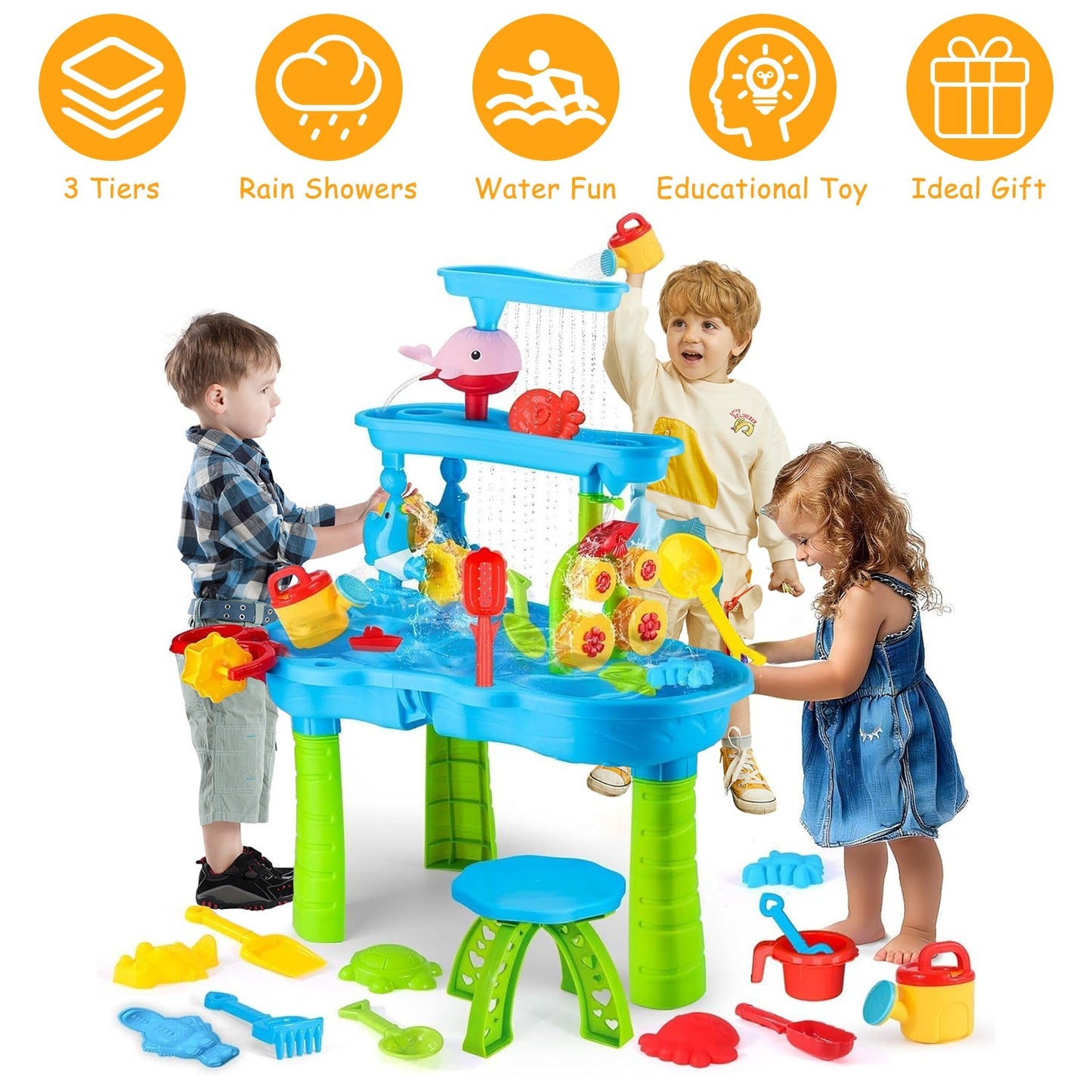 Table d'eau et de sable GBruno pour enfants