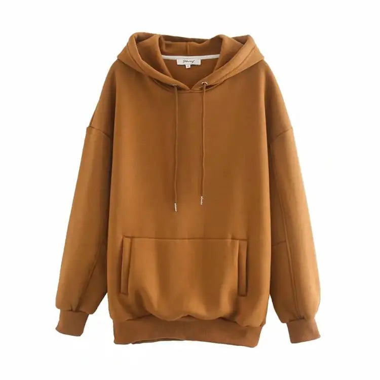 Hoodie en Velours Plus Décontracté pour Toutes les Saisons