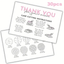 Cake Cutting Instructions  4x6 - 10ct - Korvel