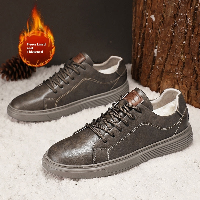 Premium Low-top Men's Casual Sneakers in Cowhide