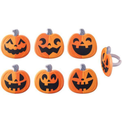 Jack-O'-Lanterns Cupcake Ring - 12ct. - Korvel