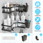 2-Piece Corner Shower Caddy Set - Anti-Rust Organizer