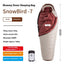 Sac de couchage momie en duvet d'oie premium pour un confort en plein air