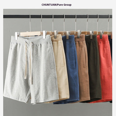 Premium Khaki Casual Men's Jogger Shorts