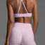 Ruched Sports Bra & High-Waisted Shorts Active Set