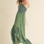 Ditsy Floral Ruffled Hem Maxi Cami Dress for Women