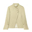 Blazer ajusté polyvalent avec col montant