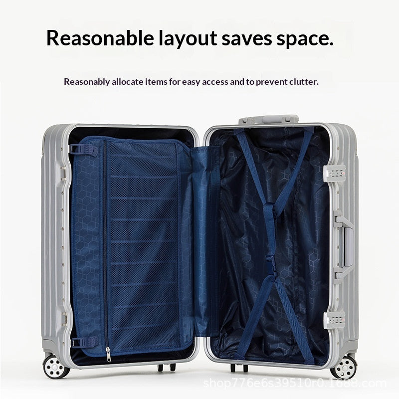 Premium Drop-Resistant Aluminum-Magnesium Carry-On Luggage