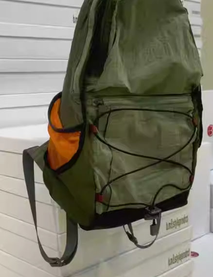 Retro Lightweight Travel Backpack in Contrasting Colors