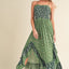 Ditsy Floral Ruffled Hem Maxi Cami Dress for Women