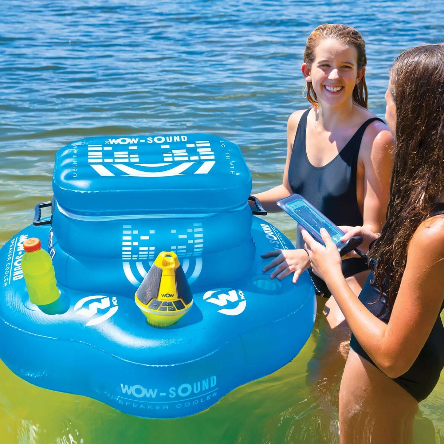 WOW Sports WOW-SOUND Cooler - Transportador de Bebidas Premium Flotante