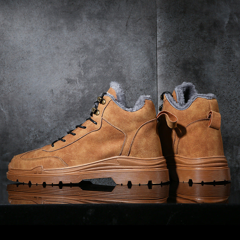 Premium Winter Fleece Outdoor Martin Boots