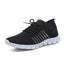 Zapatillas de Plataforma Altas con Cordones Transpirables para Mujer