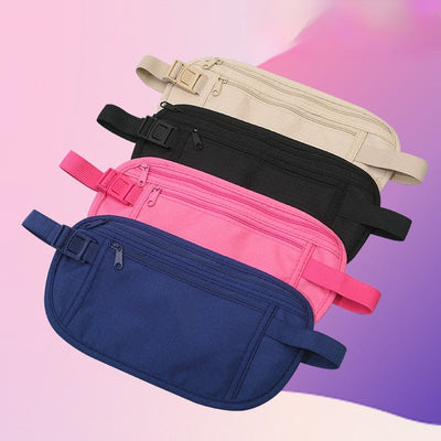 Invisible Thin Passport Waist Bag - Stylish & Secure