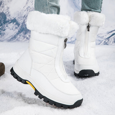 Botas de Tobillo con Cremallera y Plataforma Livianas para Mujer