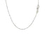 18k White Gold Box Chain - 0.6mm Elegance