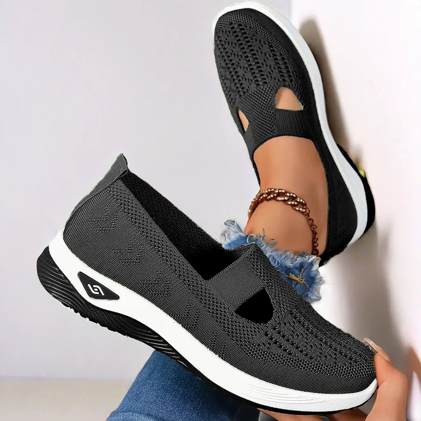 Ballerines en maille respirante pour femmes - Élégantes et confortables