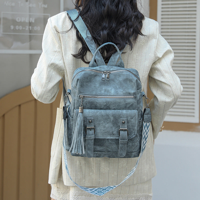 Mochila de viaje elegante y versátil para mujer