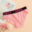 Vibrant 6-Pack Women's Seamless Bikini Briefs – Soft Cotton Underwear with Fun Alphabet Prints - Korvel
