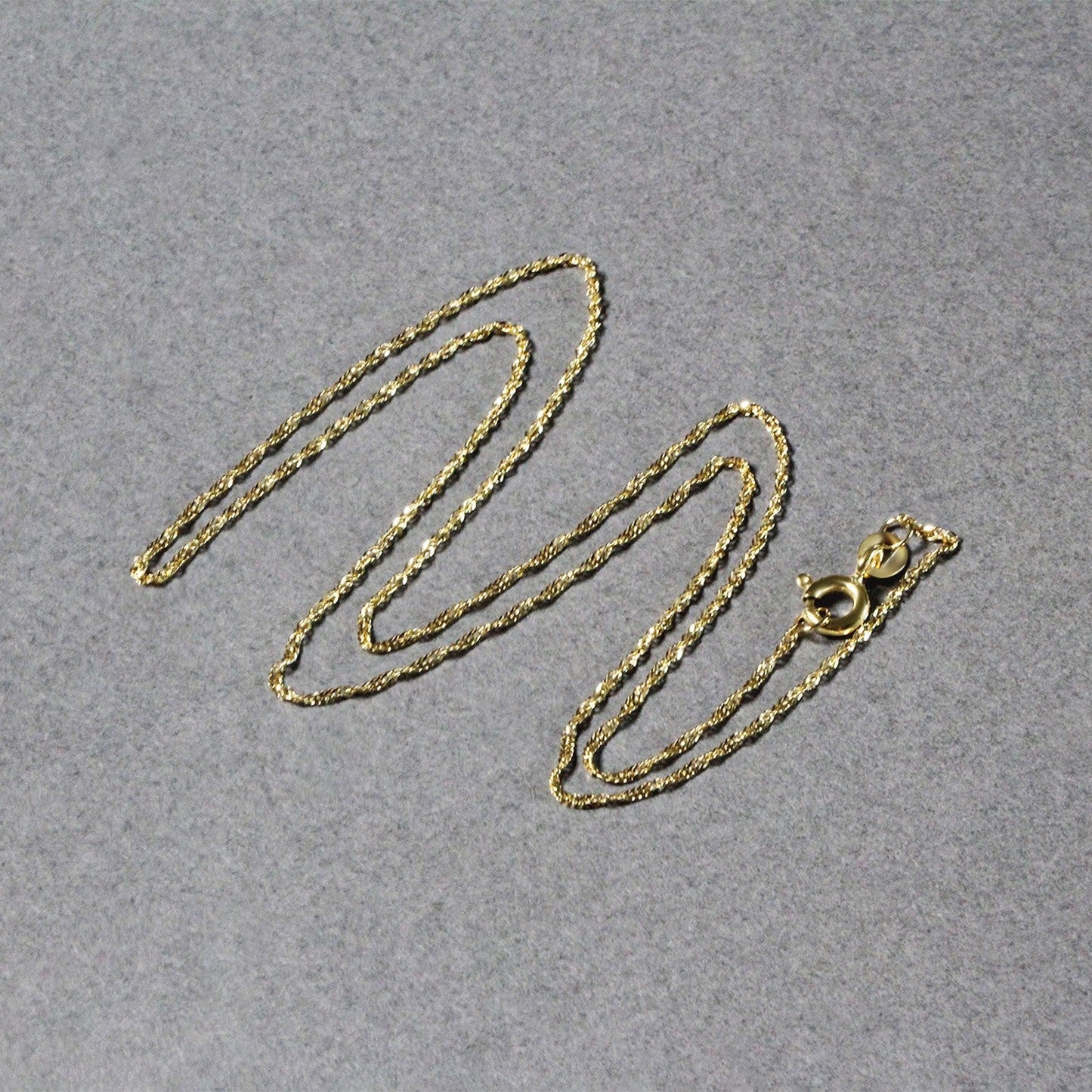 14k Yellow Gold Singapore Chain - 1.0mm