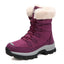 Bottes en Velours Chaud en Coton - Chaussures Rembourrées Hautes en Coton