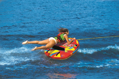 WOW Watersports Prowler Towable 1 Person Starter Kit with Pump & Rope