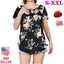 Women’s Floral Printed Short Sleeve Summer Blouse