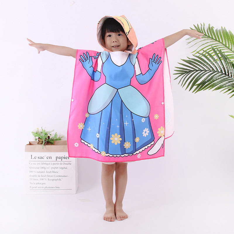 Microfiber Children's Double-Sided Velvet Beach Towel