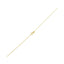 Collar de cadena ajustable de oro amarillo de 14k