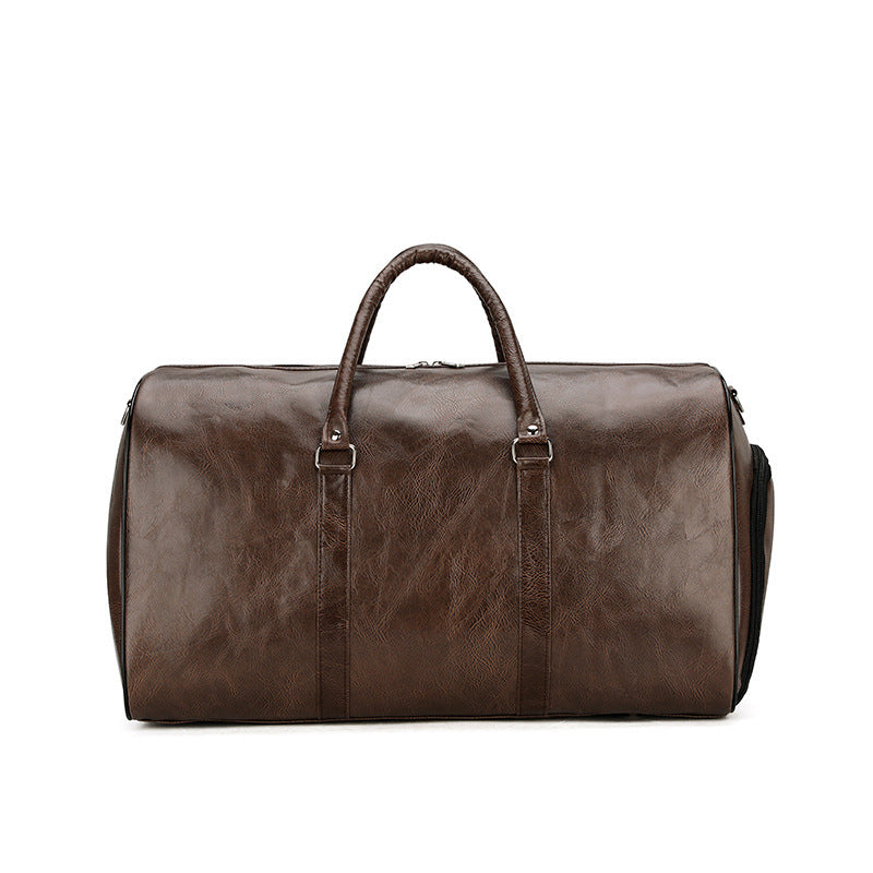 Pu Retro Business Traveling Duffel Bag - Large Capacity